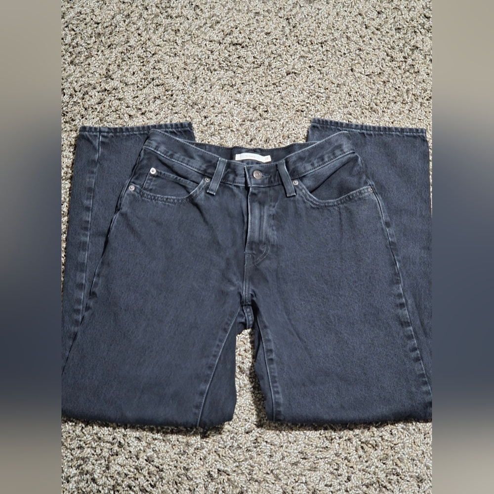 Levis 94 Baggy Black Jeans Size 27